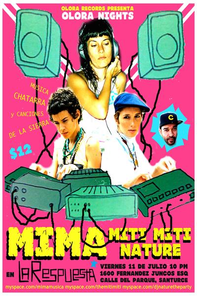 Flyer de la segunda noche de Olora Records